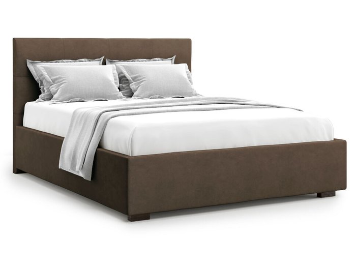 Кровать Garda 140х200 коричневого цвета с подъемным механизмом  - купить Кровати для спальни по цене 36000.0