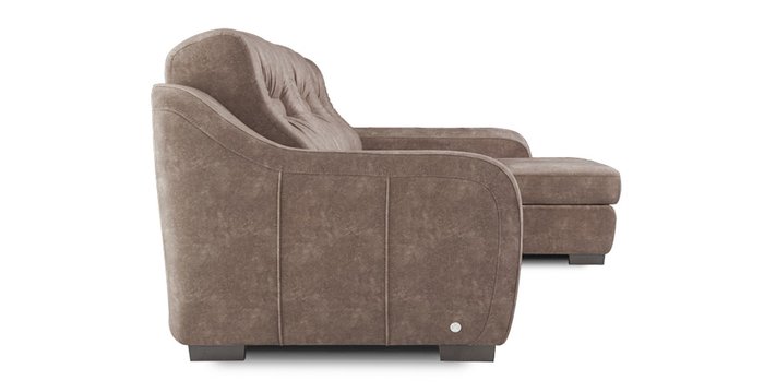 Угловой диван-кровать Ройс коричневого цвета - лучшие Угловые диваны в INMYROOM