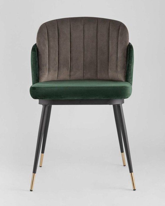 Стул Пенелопа серо-зеленого цвета - лучшие Обеденные стулья в INMYROOM