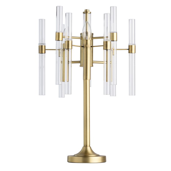  Настольная лампа Альгеро со стеклянными трубками