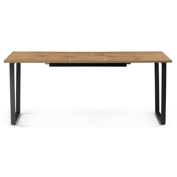 Обеденный раздвижной стол Лота Лофт 140 коричневого цвета - лучшие Обеденные столы в INMYROOM