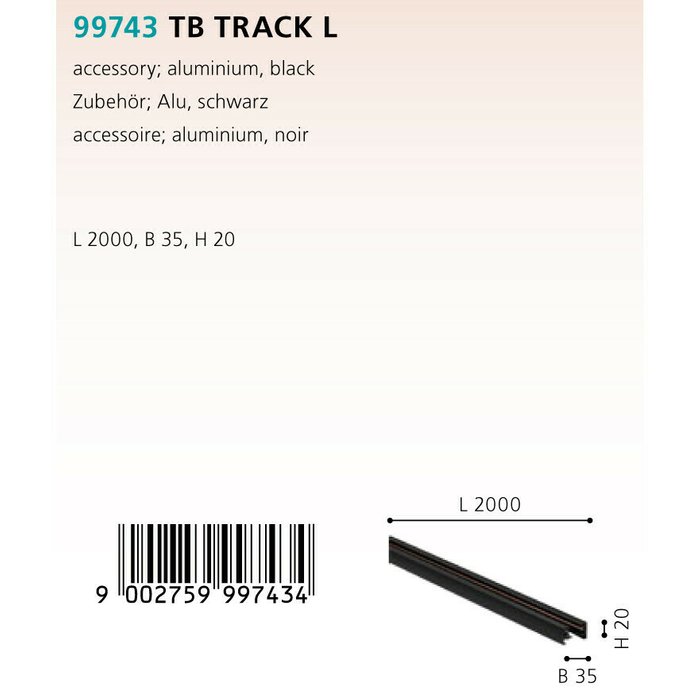 Шинопровод Eglo TB Track L 1m 99743 - купить Шинопровод по цене 1690.0 Шинопровод Eglo TB Track L 1m 99743 - купить Шинопровод по цене 1690.0