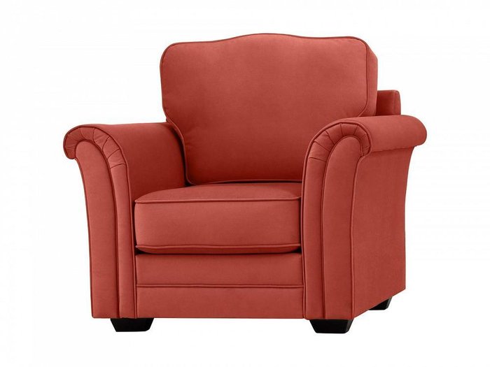 Кресло Sydney кораллового цвета - купить Интерьерные кресла по цене 51390.0