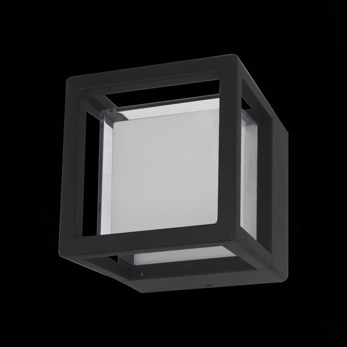 Светильник уличный настенный Alceno черно-белого цвета - купить Настенные уличные светильники по цене 4340.0