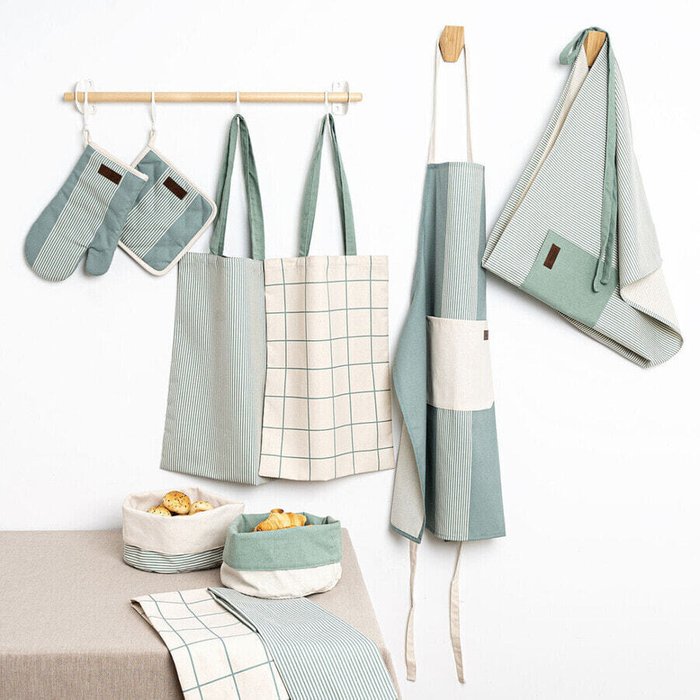 Фартук с карманом Vinthera Okapi Двухцветный Текстиль 50 x 110 cm Вторичный материал - лучшие Фартуки в INMYROOM