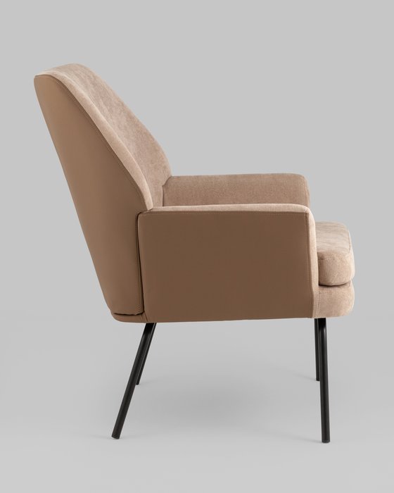 Кресло Харви светло-коричневого цвета - лучшие Интерьерные кресла в INMYROOM