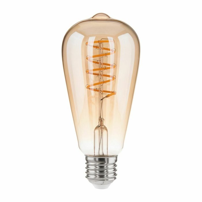 Филаментная светодиодная лампа Dimmable ST64 5W 2700K E27 тонированная BLE2746 Dimmable F - купить Лампочки по цене 573.0