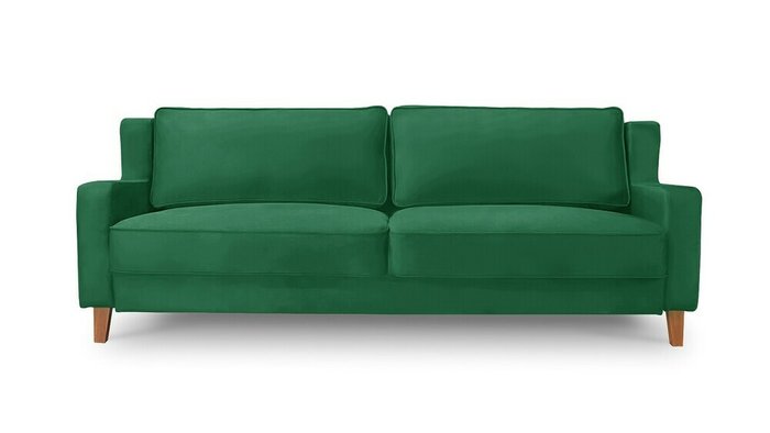 Диван-кровать Неаполь зеленого цвета - купить Прямые диваны по цене 64500.0