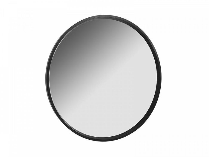 Настенное зеркало Focus в раме черного цвета
