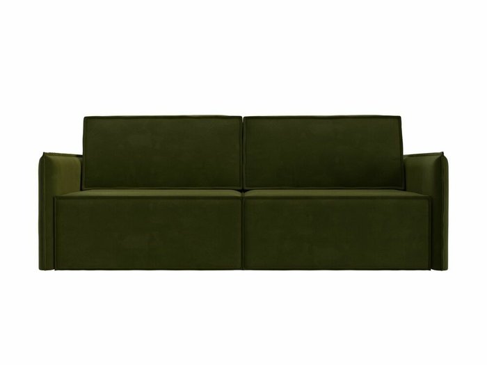 Прямой диван-кровать Либерти зеленого цвета - купить Прямые диваны по цене 51999.0