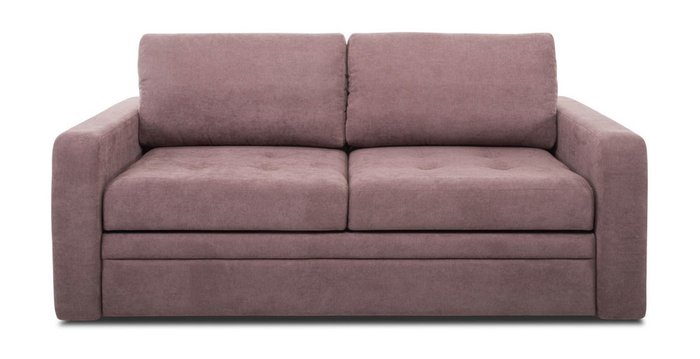 Прямой диван-кровать Бруно коричневого цвета 