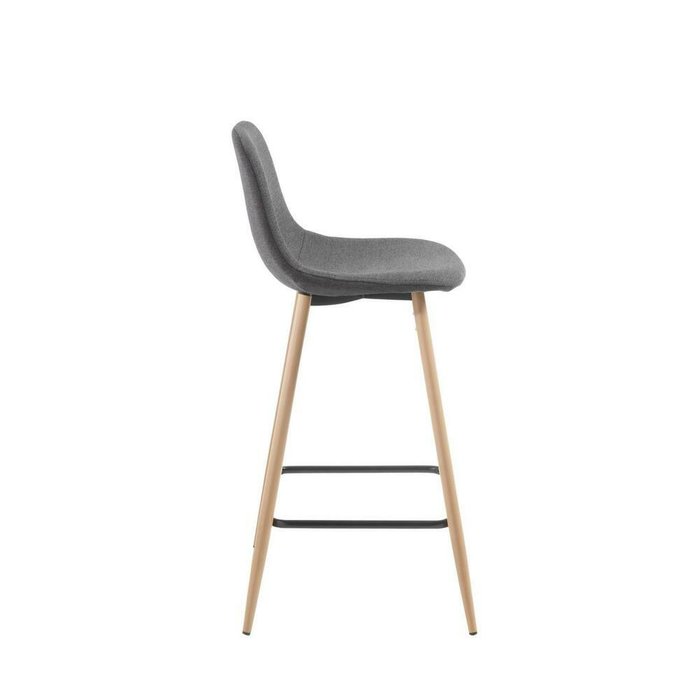 Полубарный стул Nilson серого цвета - лучшие Барные стулья в INMYROOM