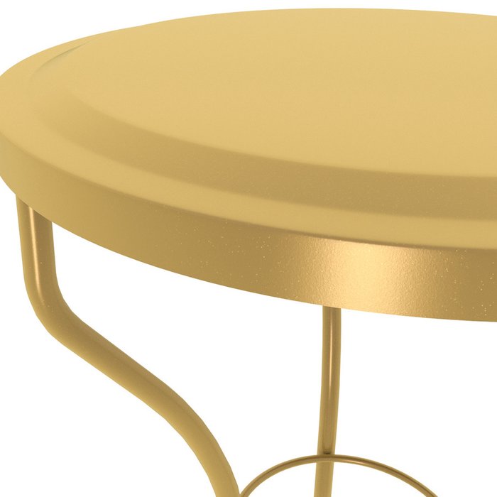 Столик кофейный Ансбах золотого цвета - лучшие Кофейные столики в INMYROOM
