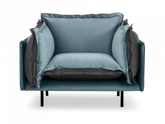 Кресло Barcelona голубого цвета - купить Интерьерные кресла по цене 69210.0