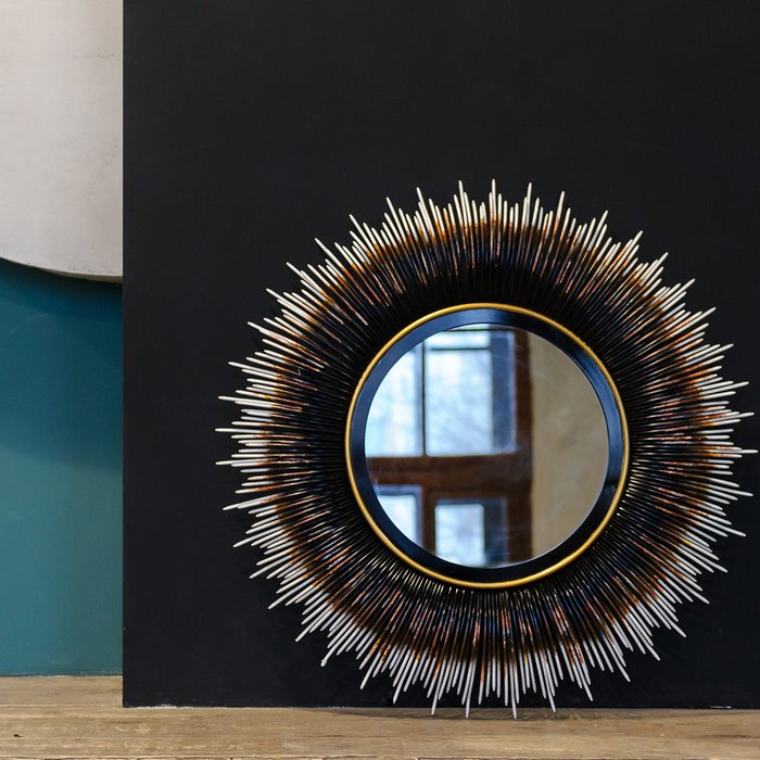 Настенное зеркало Медея в металлической раме - купить Настенные зеркала по цене 38000.0