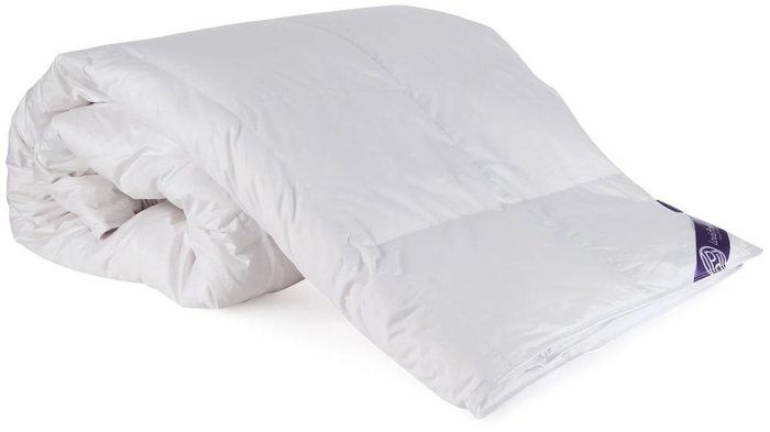 Пуховое одеяло Беатрис 140х205 белого цвета