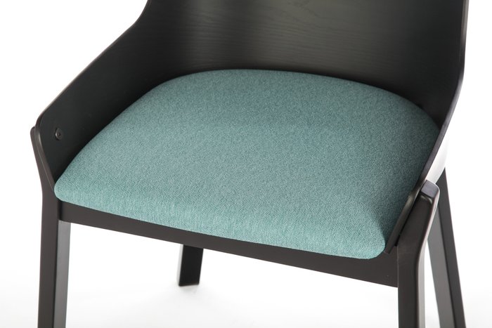 Стул с мягким сиденьем Safia черного цвета - лучшие Обеденные стулья в INMYROOM