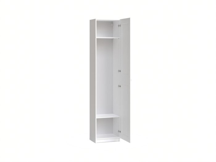 Шкаф однодверный узкий Макс белого цвета - купить Шкафы распашные по цене 12999.0
