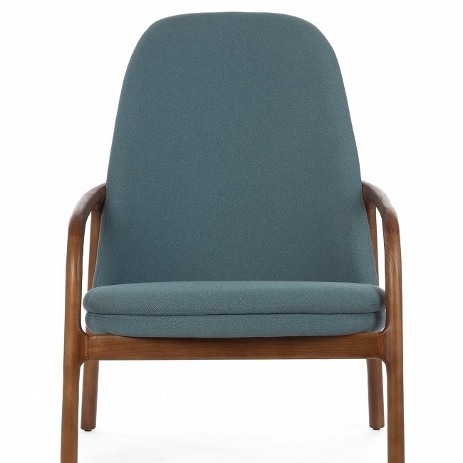 Кресло Unido синего цвета - лучшие Интерьерные кресла в INMYROOM