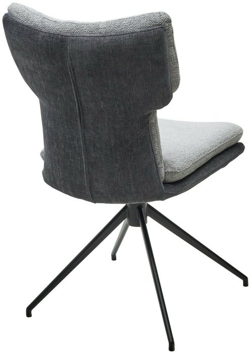 Стул Nevis вращающийся серого цвета - лучшие Обеденные стулья в INMYROOM
