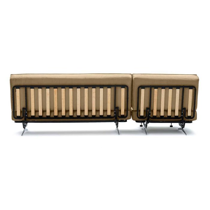 Угловой диван-кровать Арни Galaxy темно-бежевого цвета - лучшие Угловые диваны в INMYROOM