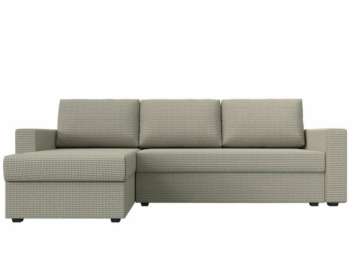 Угловой диван-кровать Траумберг Лайт серо-бежевого цвета левый угол - купить Угловые диваны по цене 25999.0