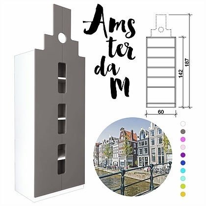 Шкаф Little Street "Амстердам" - купить Детские шкафы по цене 28000.0