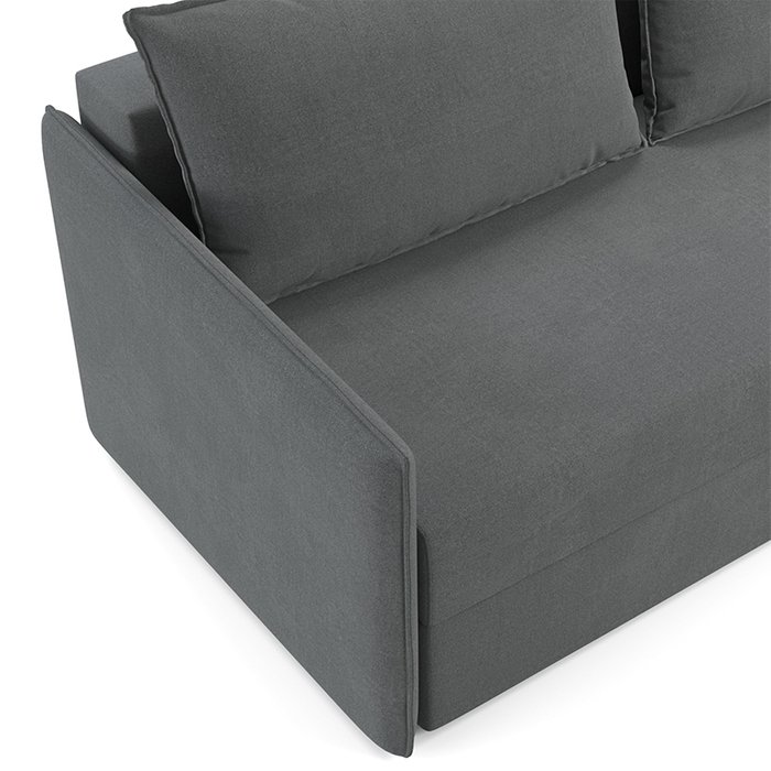 Диван-кровать Shaggy серого цвета - лучшие Прямые диваны в INMYROOM
