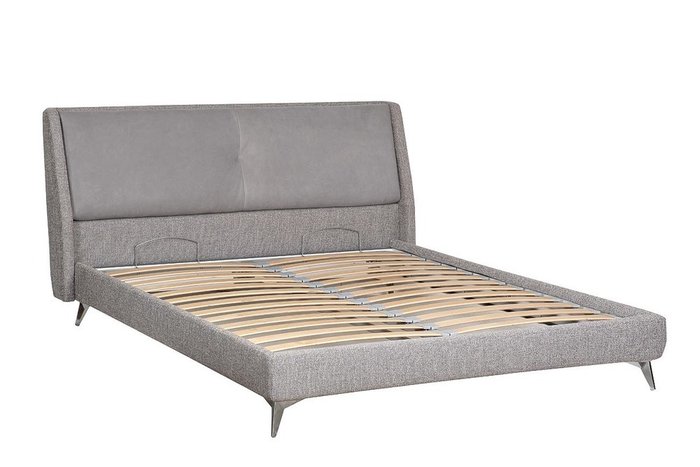 Кровать Michelle серого цвета 160х200 - лучшие Кровати для спальни в INMYROOM