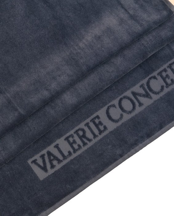 Полотенце VT S3 синего цвета - лучшие Банные полотенца в INMYROOM