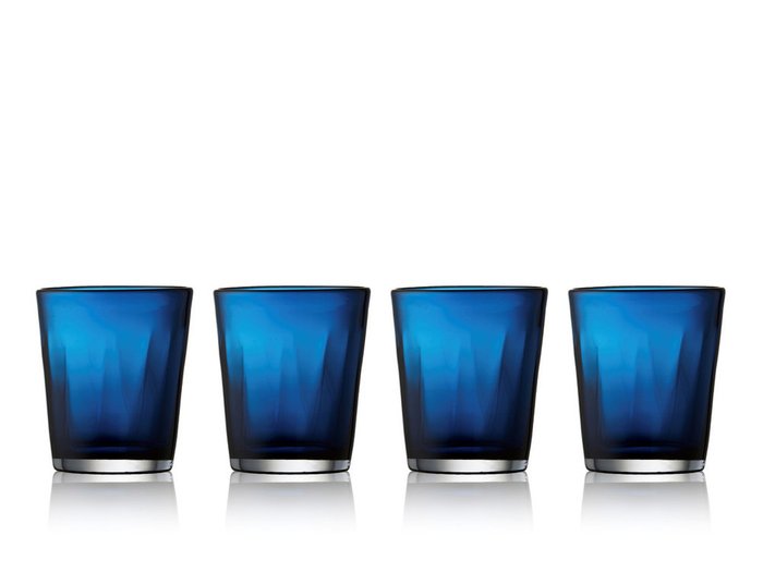 Набор из четырех стаканов Verona синего цвета