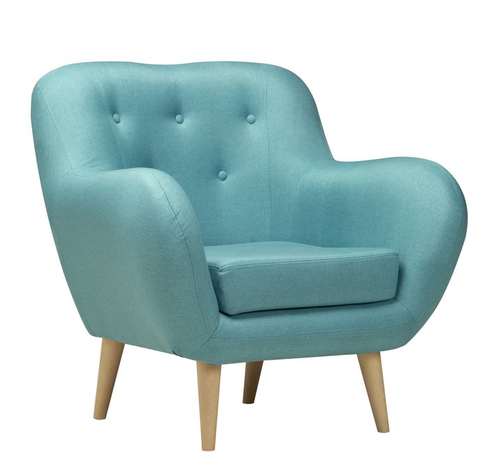 Кресло Элефант бирюзового цвета - купить Интерьерные кресла по цене 17160.0