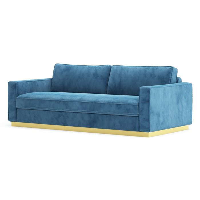 Диван Emonda голубого цвета - купить Прямые диваны по цене 121900.0