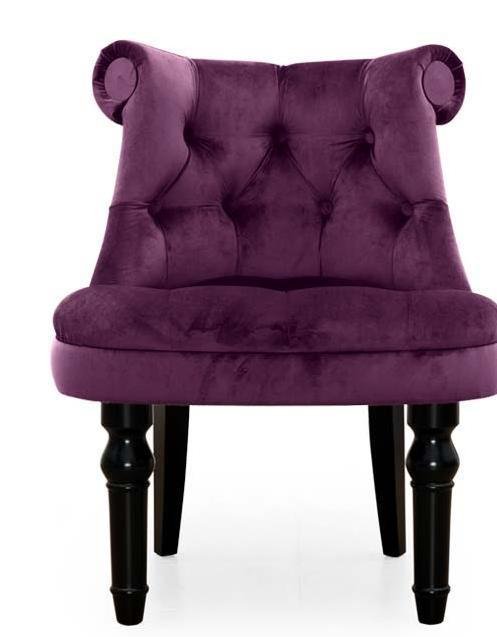 Кресло Барокко дизайн 1 фиолетового цвета - купить Интерьерные кресла по цене 15300.0