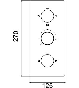Термостат Shower Panels для душа - лучшие Душевые системы в INMYROOM