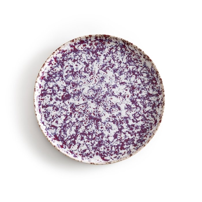 Комплект из четырех тарелок Hortensia бело-фиолетового цвета - купить Тарелки по цене 5469.0
