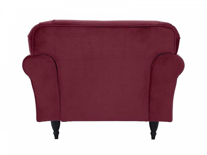 Кресло Italia бордового цвета - лучшие Интерьерные кресла в INMYROOM