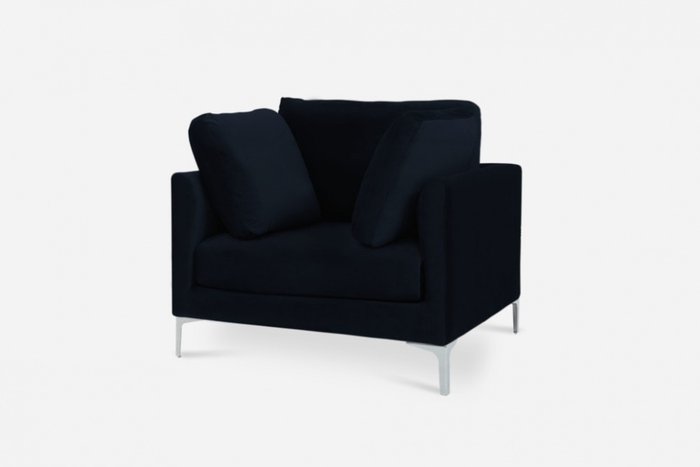 Кресло Кларке темно-синего цвета - купить Интерьерные кресла по цене 25177.0
