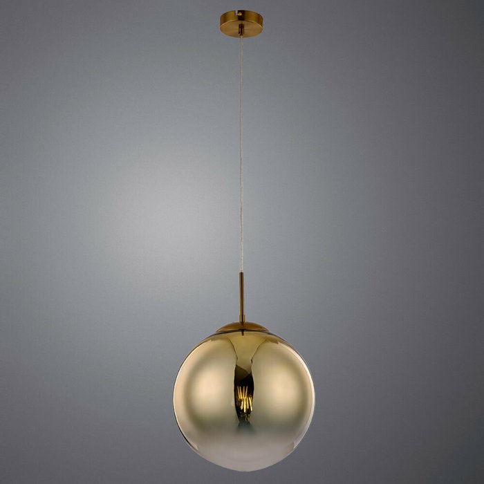 Подвесной светильник Jupiter gold золотого цвета - купить Подвесные светильники по цене 9990.0