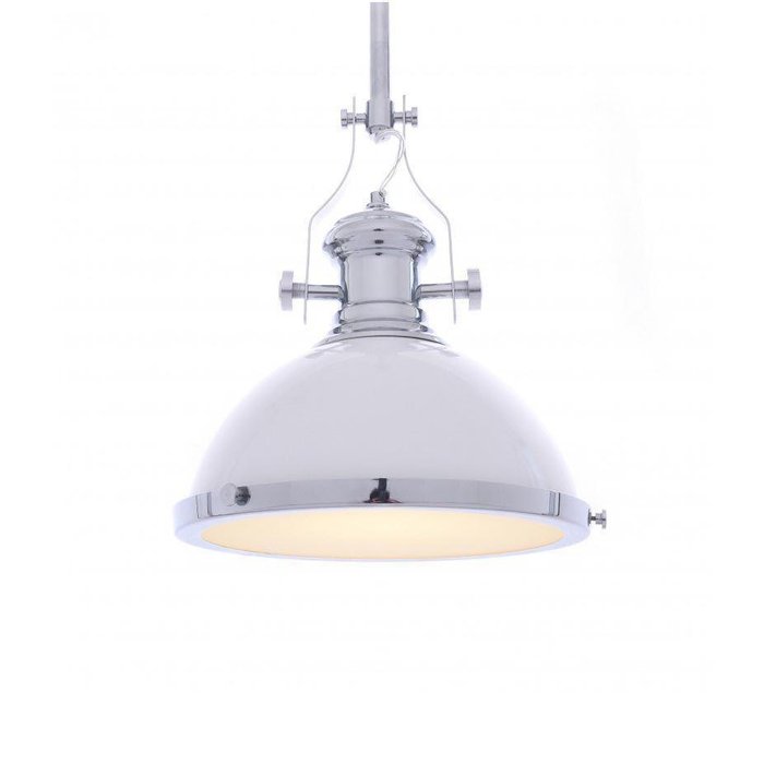 Подвесной светильник Ettoreс плафоном белого цвета - лучшие Подвесные светильники в INMYROOM
