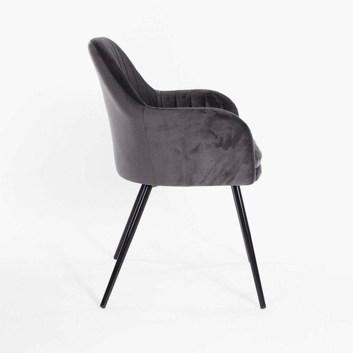 Стул Лозанна темно-серого цвета - лучшие Обеденные стулья в INMYROOM