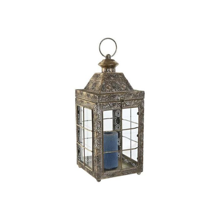 уличные фонари Home ESPRIT Позолоченный Металл Стеклянный Араб 26 x 26 x 53 cm (2 Предметы) - купить Фигуры и статуэтки по цене 16109.0