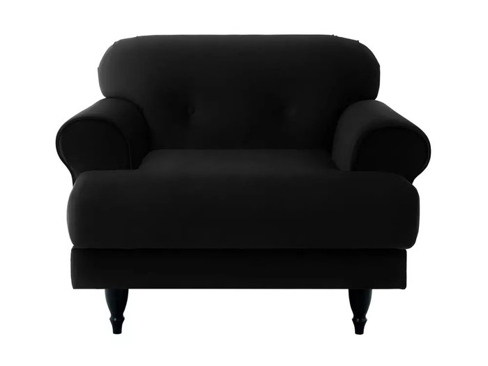 Кресло Italia черного цвета - купить Интерьерные кресла по цене 44910.0