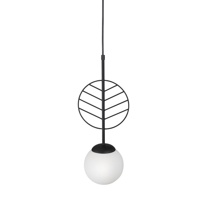Подвесной светильник V2984-1/1S (стекло, цвет белый) - лучшие Подвесные светильники в INMYROOM
