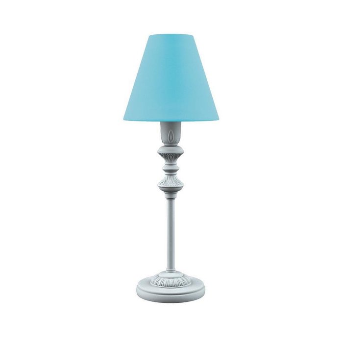 Настольная лампа Provence с голубым абажуром