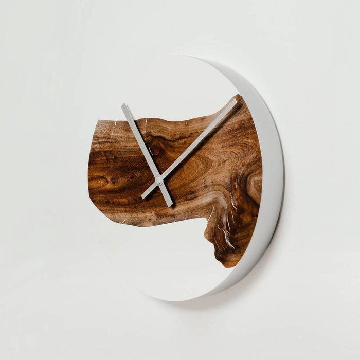 Часы из спила корня ореха средние - купить Часы по цене 30500.0