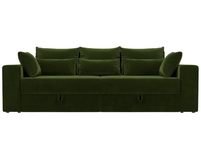 Прямой диван-кровать Мэдисон зеленого цвета - купить Прямые диваны по цене 38990.0
