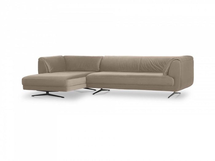 Угловой диван Marsala серо-коричневого цвета - купить Угловые диваны по цене 237240.0