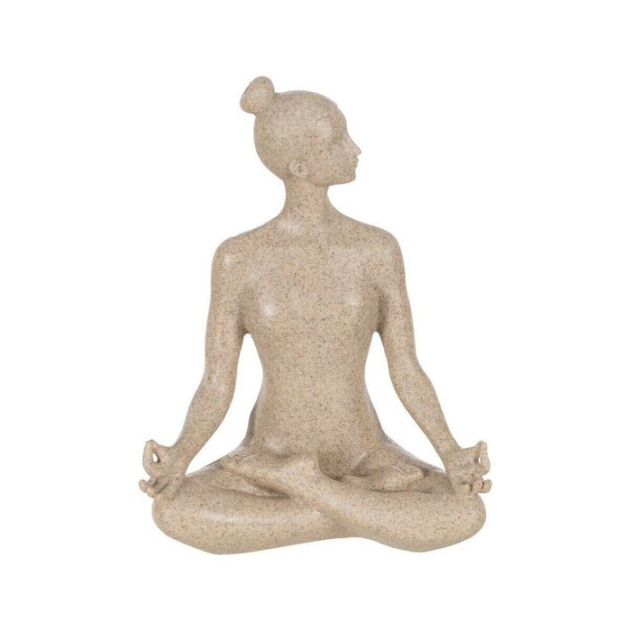 Декоративная фигура Бежевый Yoga 17,5 x 10,5 x 22,5