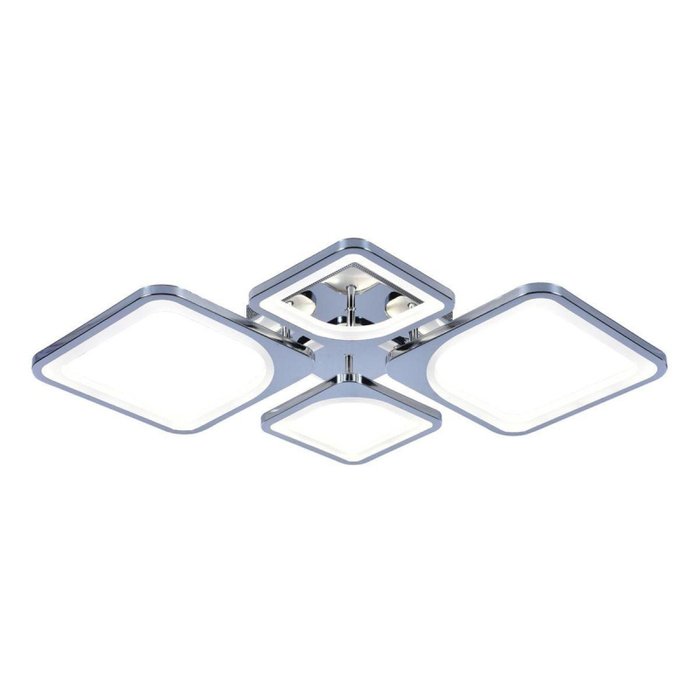 Потолочная люстра 10218/4LED Chrome (акрил, цвет белый) Потолочная люстра 10218/4LED Chrome (акрил, цвет белый)